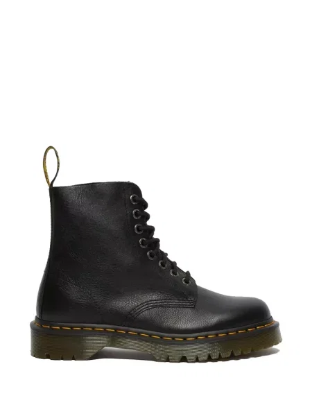 Кожени боти Dr. Martens с връзки черно