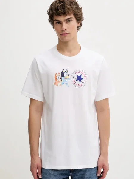 Kratka majica Converse BLUEY bela