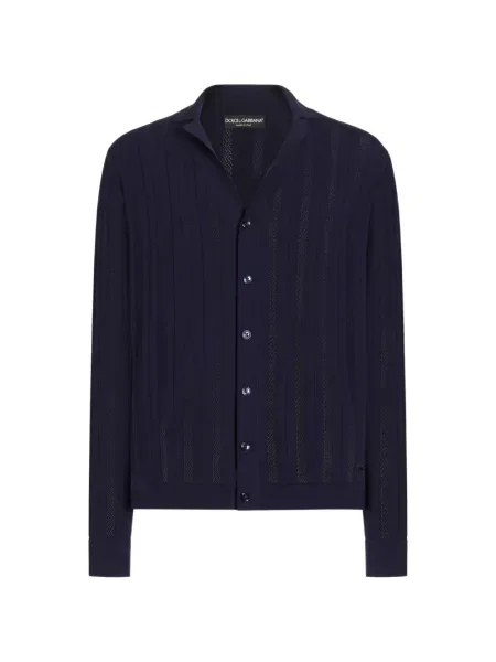 Cardigan Dolce & Gabbana ajurat albastru