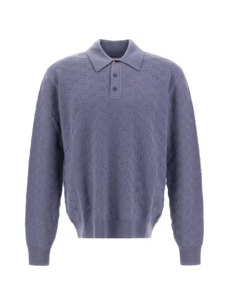 Gulerat tricou polo Herno albastru