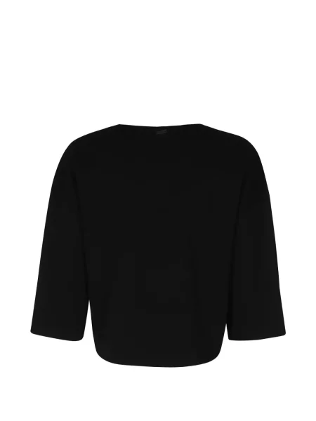 Pulover Max Mara cu decolteu în V negru