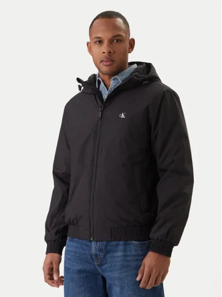 Calvin Klein Geacă Harrington negru