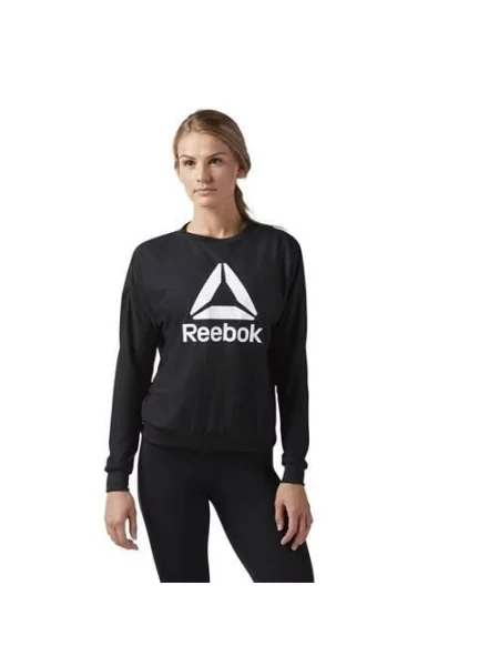 Bluza treningowa Reebok Workout Ready Activchill Crew Neck czarna