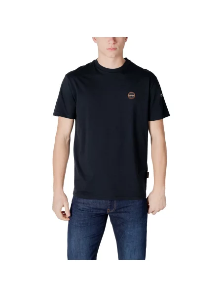 Tričko Napapijri S-Badge black černé