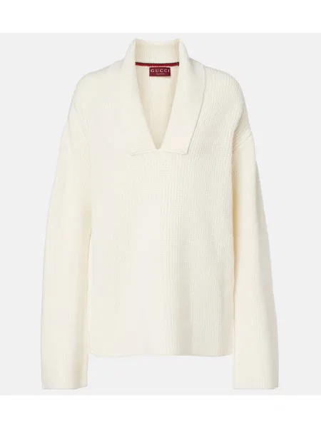 Pulover Gucci de lână alb