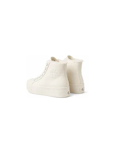 Pantofi Calvin Klein Jeans cu blană bej