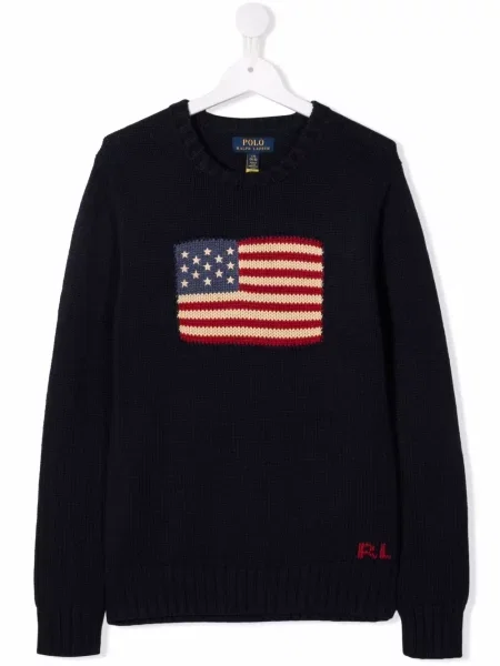 Sweter dziecięcy Polo Ralph Lauren niebieski