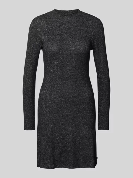 Sukienka mini o lejącym kroju z mieszanki z półgolfem Tom Tailor Denim