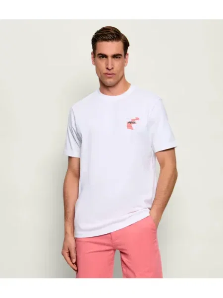 BOSS ORANGE Tricou Te_Movement | Relaxed fit alb