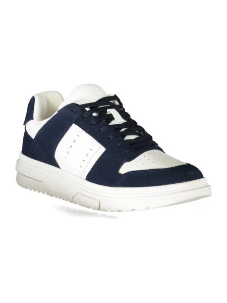 Sneakersy Tommy Jeans zamszowe casual niebieskie