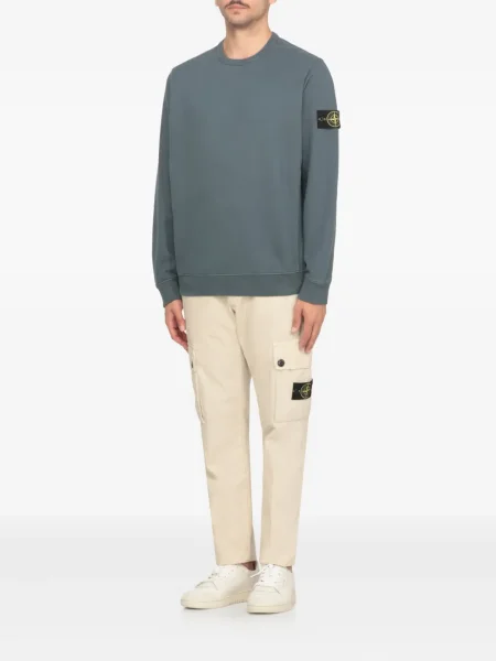 Pulover Stone Island cu strasuri albastru