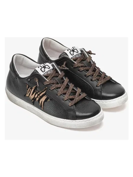 Sneakersy 2star skórzane czarne
