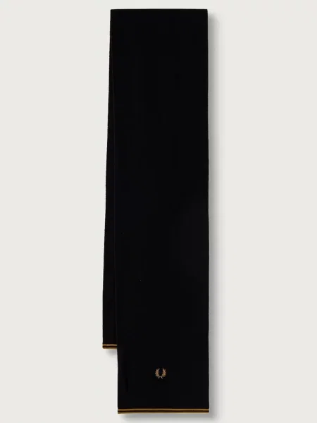 Fred Perry kratki šal s vunom crna