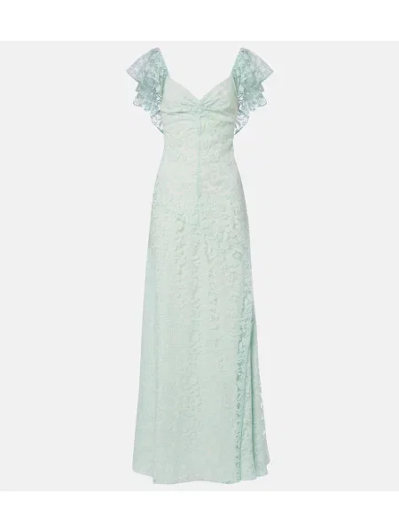 Rochie Markarian din dantelă verde
