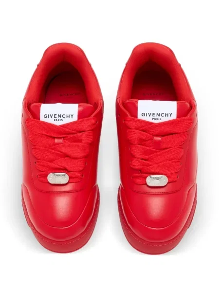 Bőr sneaker Givenchy autogrammal piros