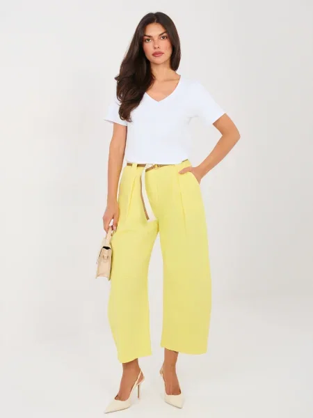 Pantaloni Rue Paris alb