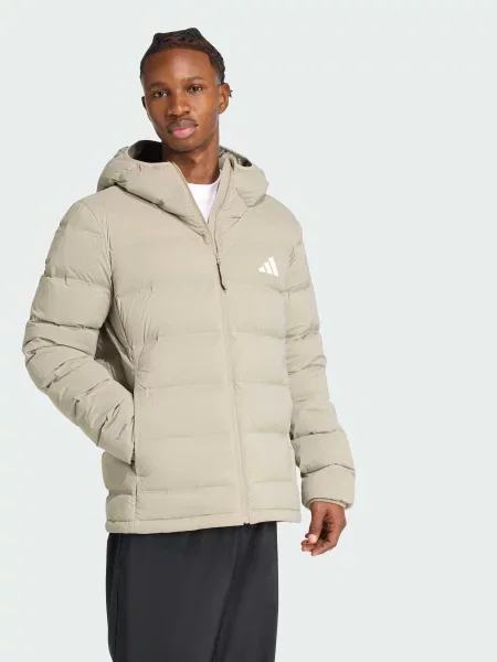 Пуховик Adidas зеленый