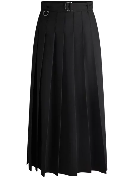 Fustă midi Fusalp până la genunchi negru