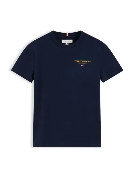 Tommy Hilfiger basic majica kratkih rukava za djecu od pamuka plava