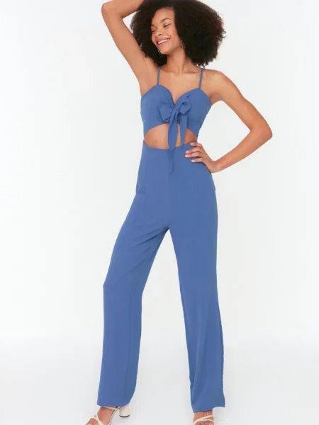 Salopetă Trendyol cu legături albastru