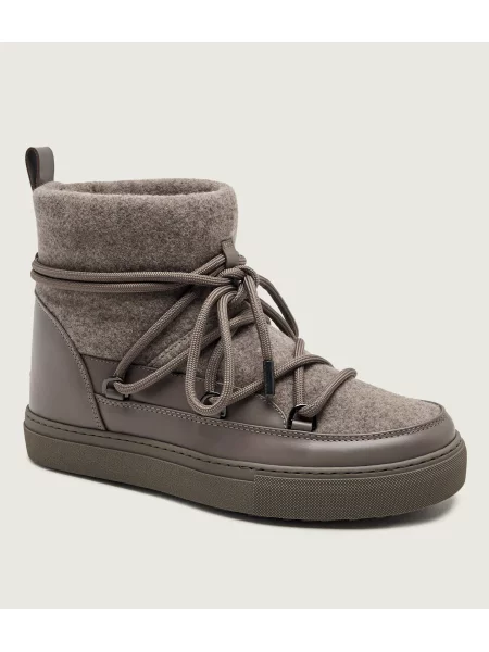 INUIKII Bocanci Felt | piele bej
