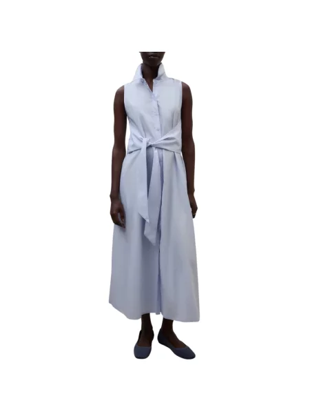 Sukienka Ecoalf garniturowa niebieska