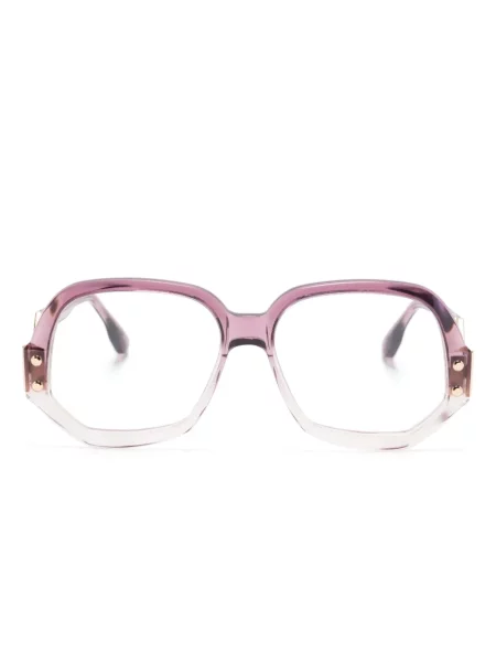 Ochelari de soare Cazal cu imprimeu geometric roz