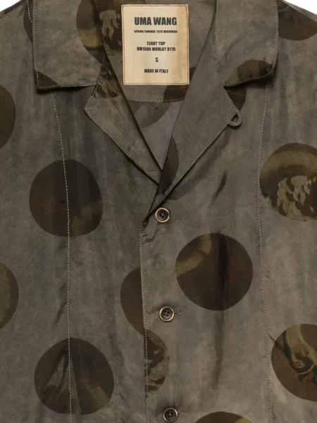 Хавлиени риза Uma Wang кафяво