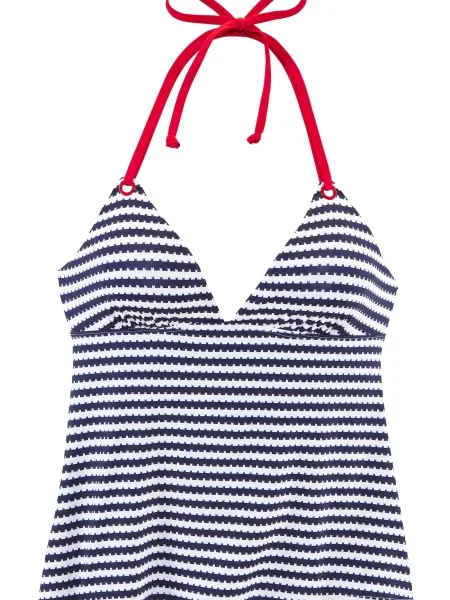 S.Oliver Tankini top negru alb