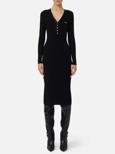 Платье Elisabetta Franchi черное