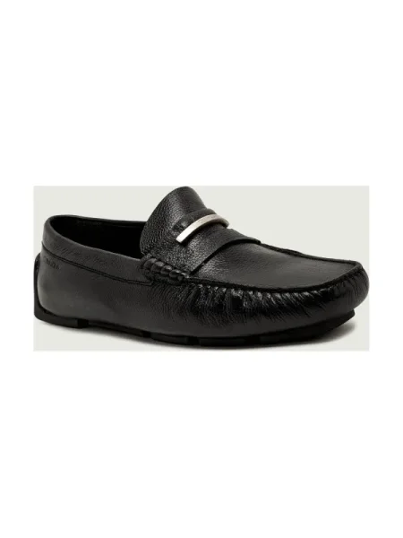 Calvin Klein Mocasini Driver Hrdw Lth negru
