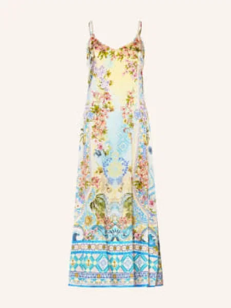 Princess Goes Hollywood Jedwabna Sukienka blau niebieska