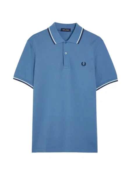 Tricou polo Fred Perry cu dungi albastru
