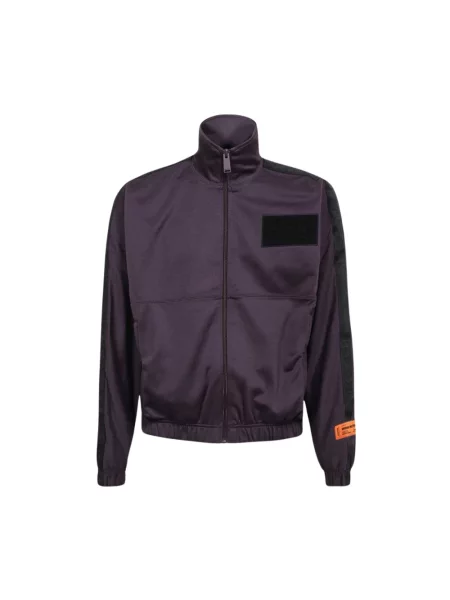 Kurtka Heron Preston z logo fioletowa