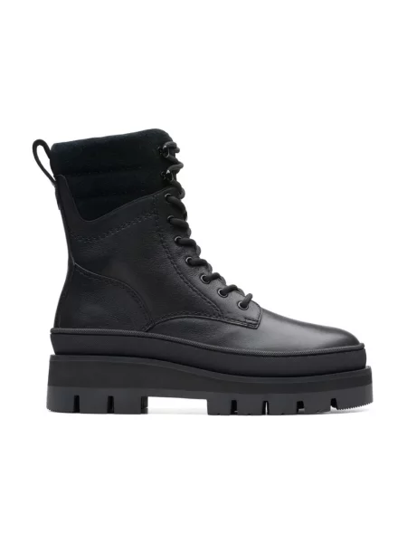 Buty do kostki Clarks skórzane czarne