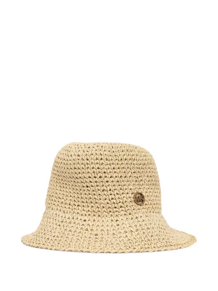 Reversibil bikini Michael Michael Kors cu broderie din piele de căprioară portocaliu