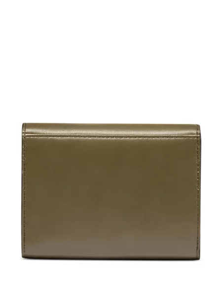 Kožená peněženka Lancel zelená