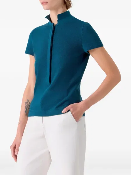 Tricou polo Akris albastru