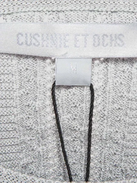 Плетен топ Cushnie сиво