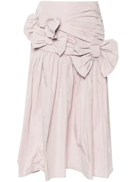 Spódnica Viktor & Rolf z kokardką drapowana różowa