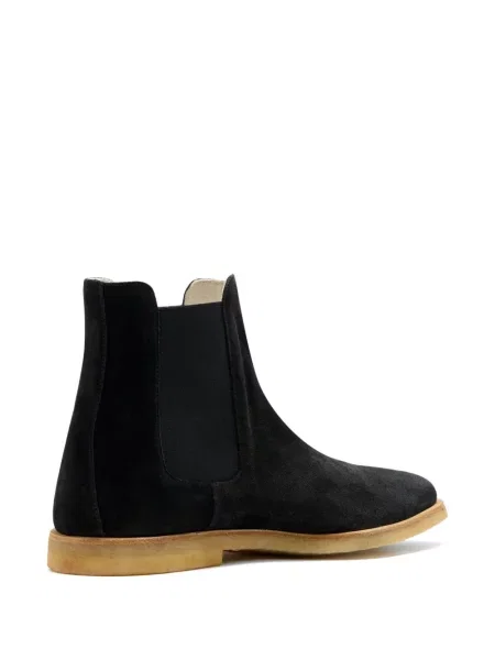 Botine chelsea Common Projects din piele de căprioară negru