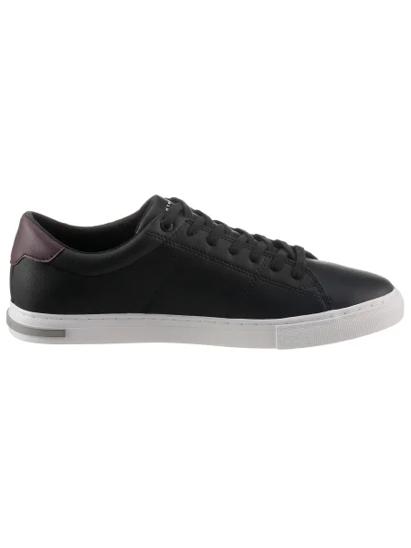 Sneakerși Tommy Hilfiger din piele negru