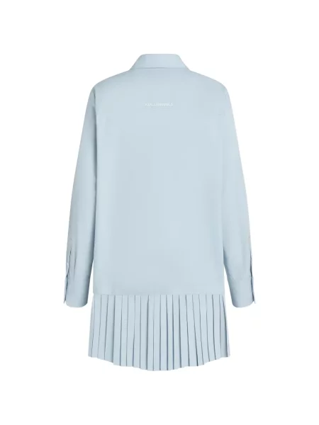 Rochie tip cămașă Karl Lagerfeld albastru