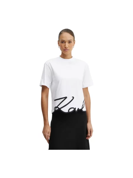 Karl Lagerfeld t-shirt biały