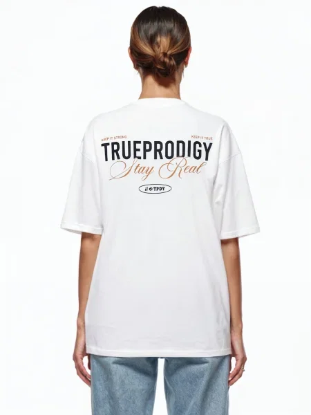 Trueprodigy Tricou Lou F negru alb