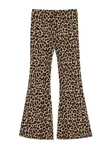 WE Fashion Pantaloni Meisjes bej deschis / maro negru