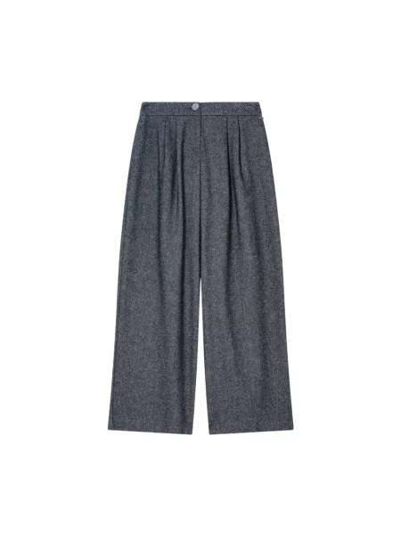 Spodnie Armani Exchange w jodełkę szare