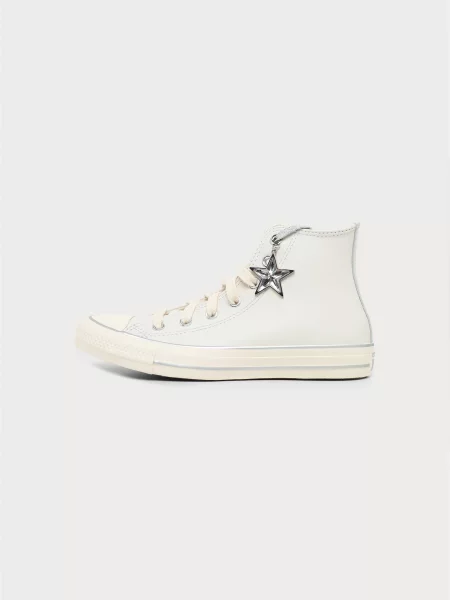 Sneakerși Converse de lână alb