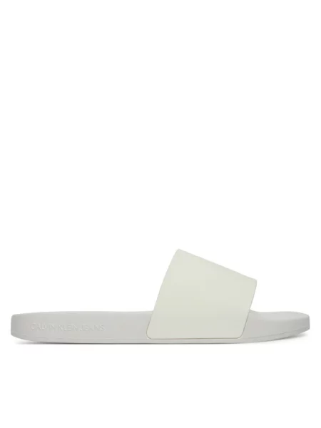 Klapki Calvin Klein Jeans białe