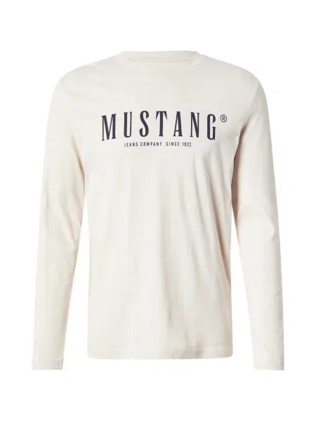 Tricou mânecă lungă Mustang bej